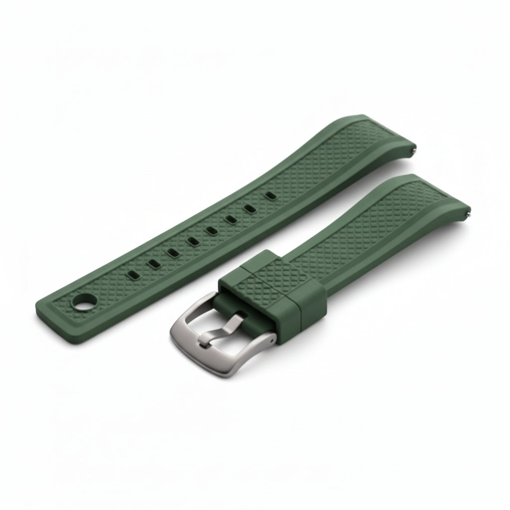 Green FKM Rubber Summit Strap - Quick Release