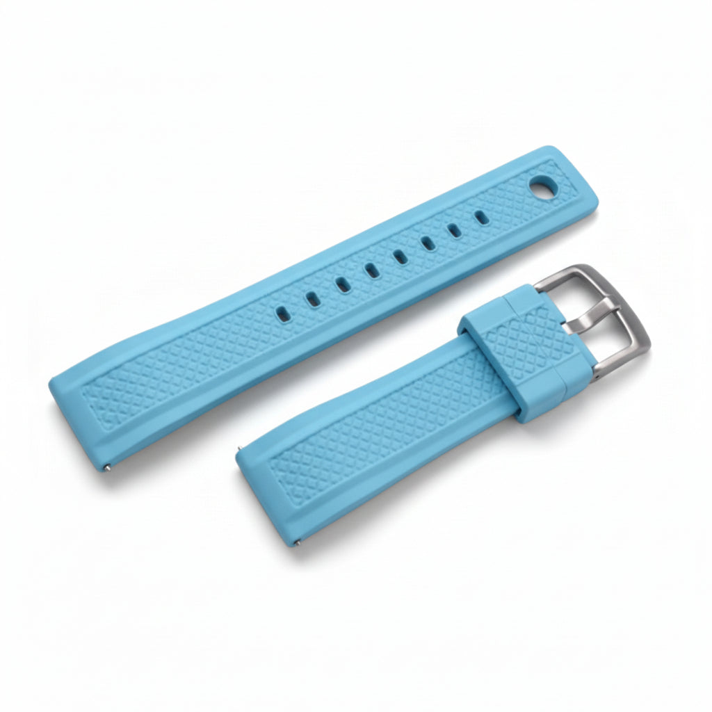 Light Blue FKM Rubber Summit Strap - Quick Release