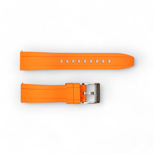 Orange FKM Rubber Strap - Quick Release