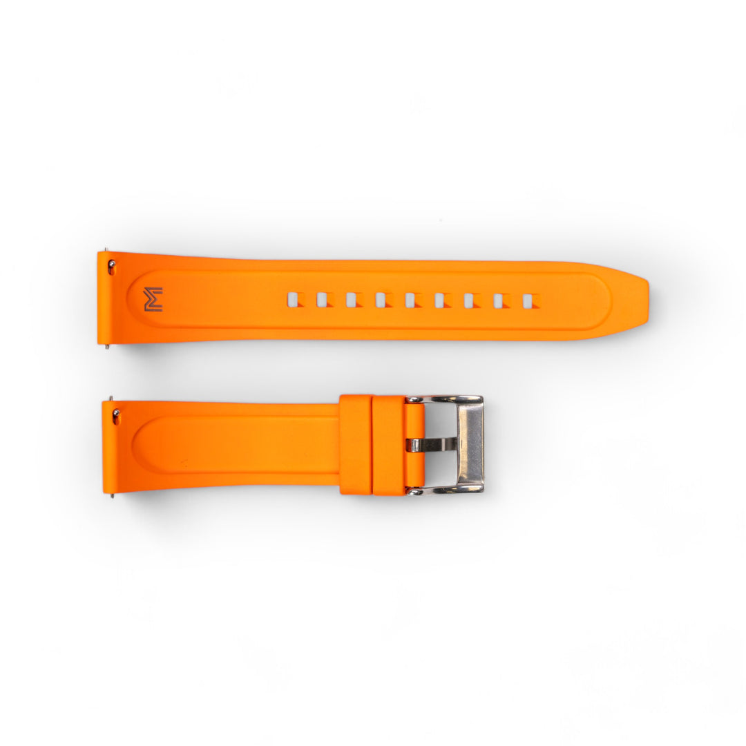 Orange FKM Rubber Strap - Quick Release