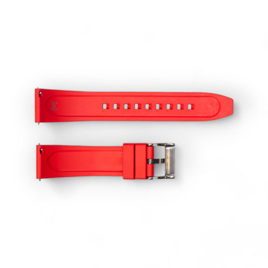 Red FKM Rubber Strap - Quick Release